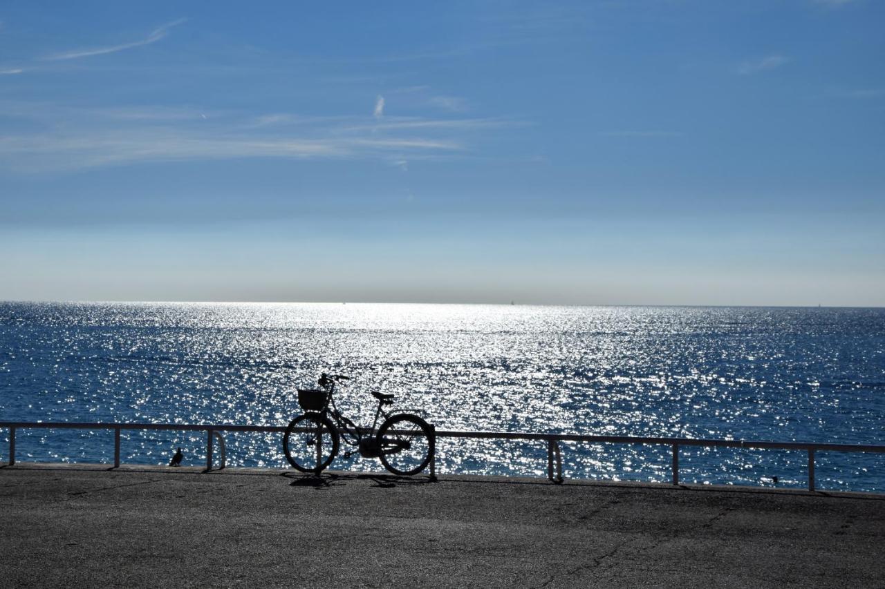 Ferienwohnung Centre Promenade With Terrace Next To The Sea In The Pedestrian Area Nizza Exterior foto